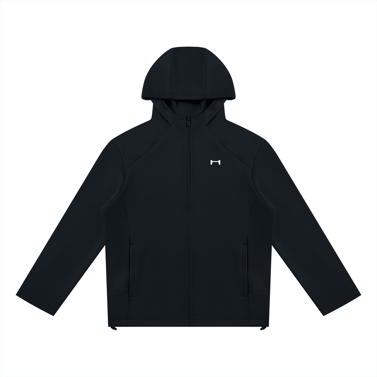 Paneled Full Zip Hoodie