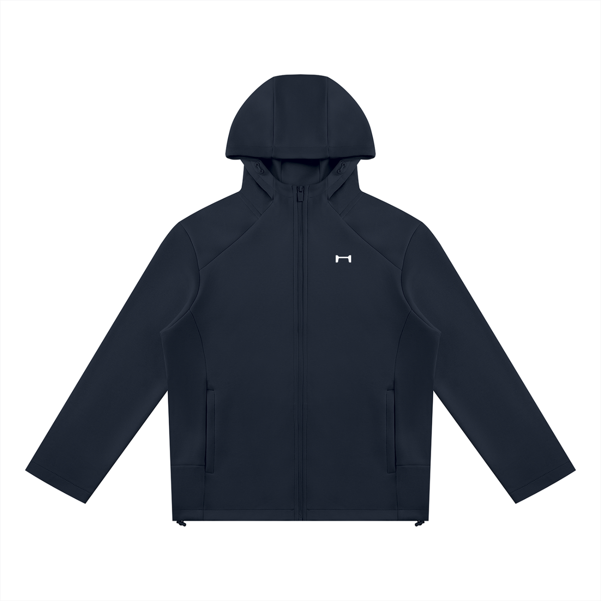 Paneled Full Zip Hoodie