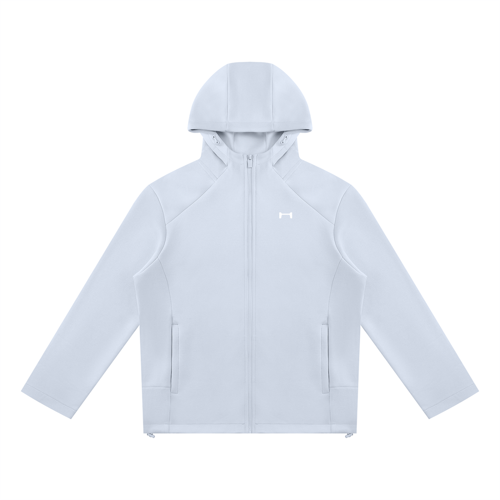 Paneled Full Zip Hoodie