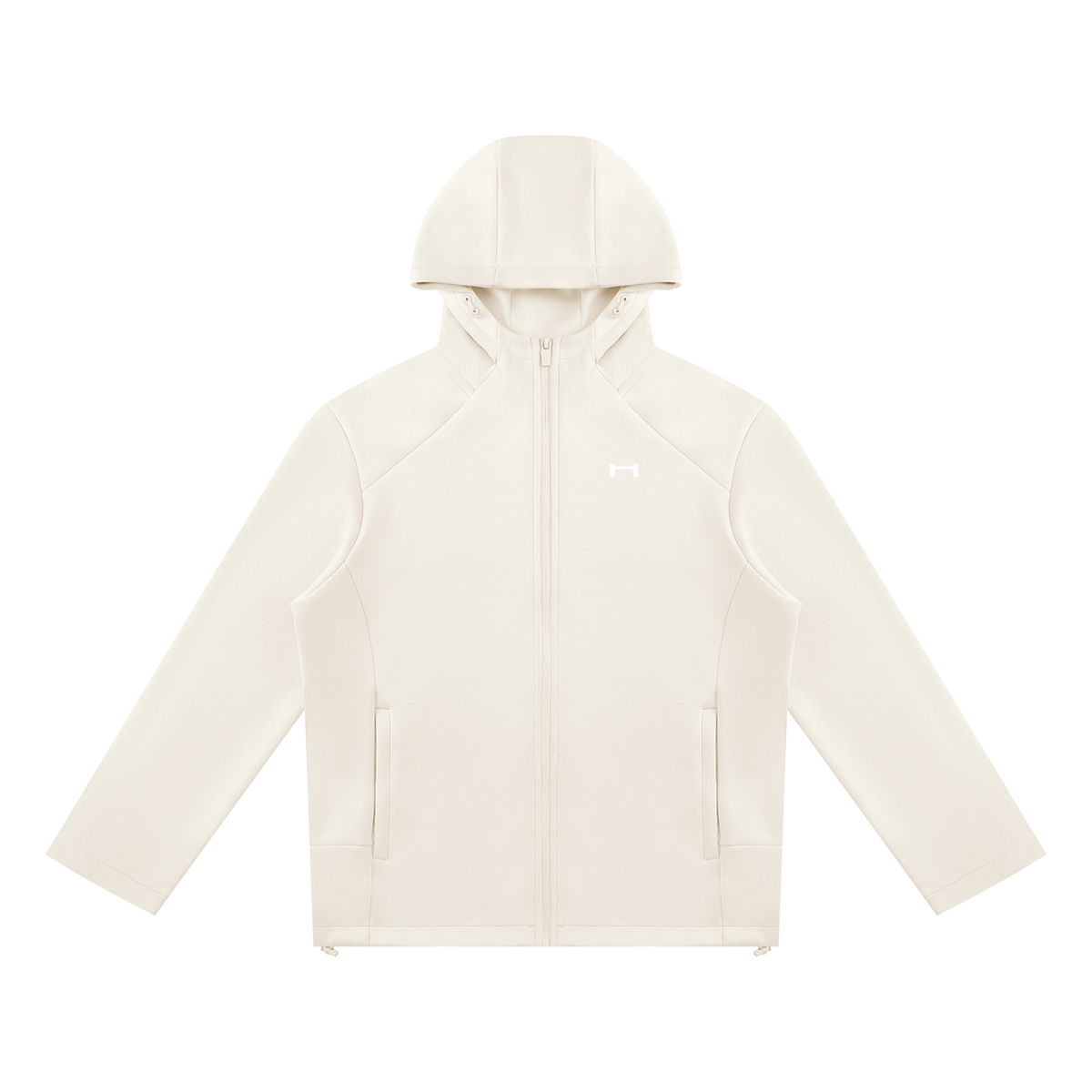 Paneled Full Zip Hoodie